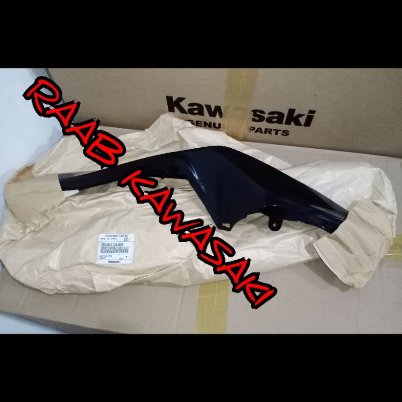 cover body belakang hitam kanan zx636 zx 636 original kawasaki