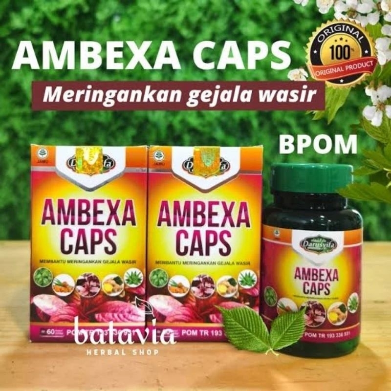 AMBEXA CAPS OBAT HERBAL WASIR AMBEIEN
