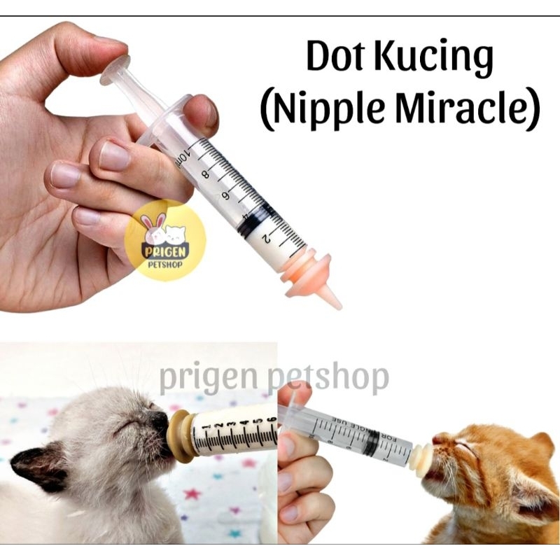 Dot Menyusui Kucing Kecil Nipple Miracle - Alat Menyusui Hewan - Dot Kucing/Anjing/Musang/Kelinci - 