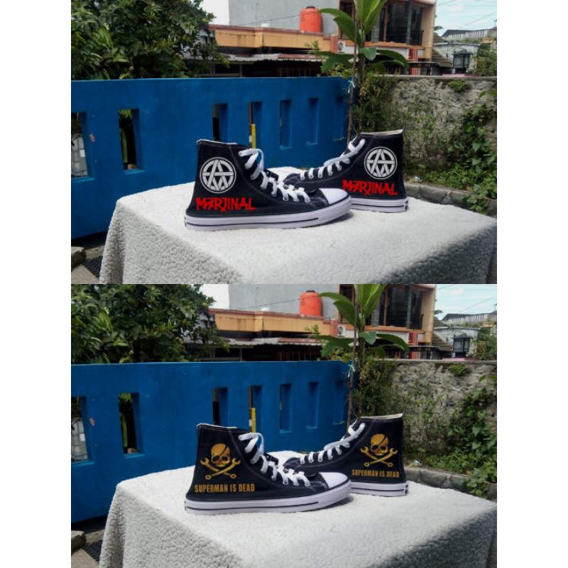SEPATU CONVERSE - SEPATU SID - SEPATU MARJINAL - PUNK SUPERMEN IS DEAD