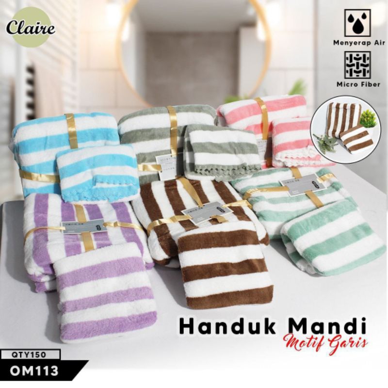 Handuk beranak motif isi 2 pcs bahan tebal dan halus menyerap dengan cepat NICE BAGUS MURAH CANTIK S