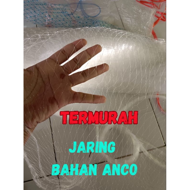 jaring bahan anco panjang 10 meter TERMURAH jaring ikan jating branjang anco