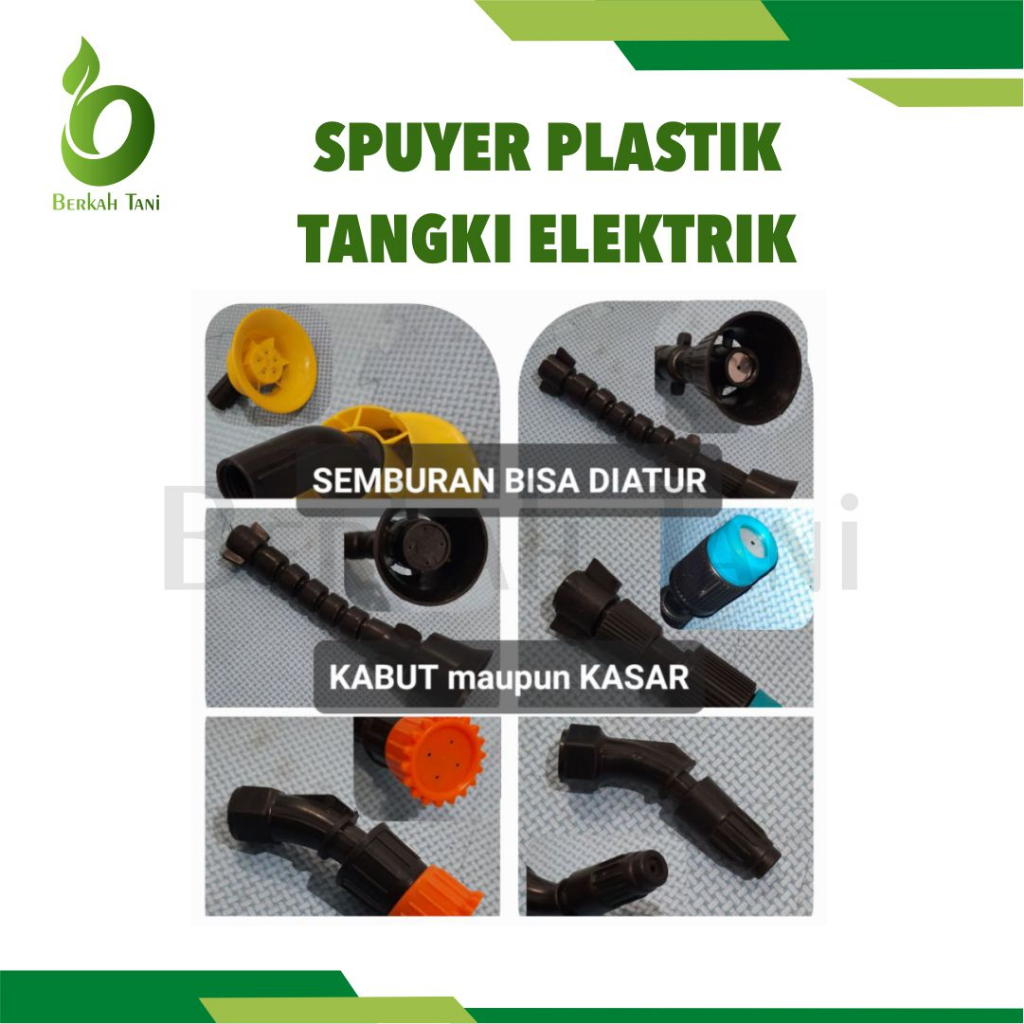 Nozzle plastik tangki semprot elektrik bisa diatur adjustable nozzle sprayer CBA DGW NAGASAKI