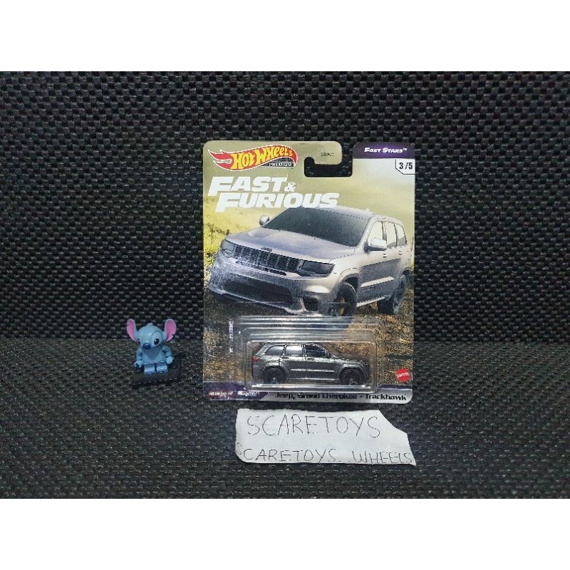 Hot wheels Jeep Grand Cherokee Trackhawk Fast Furious Fast Stars