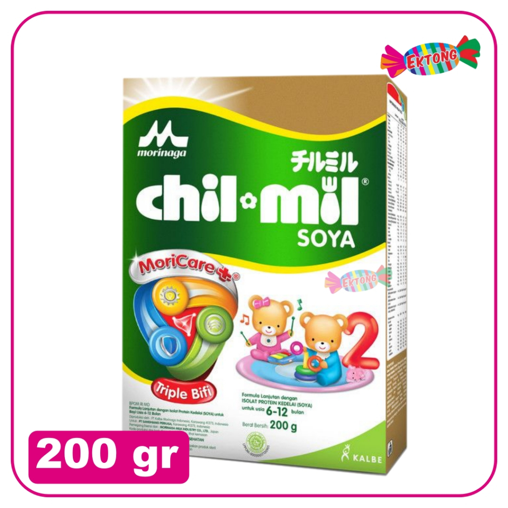 Morinaga Chil Mil Soya 200gr Susu Formula Bayi 6-12 Bulan