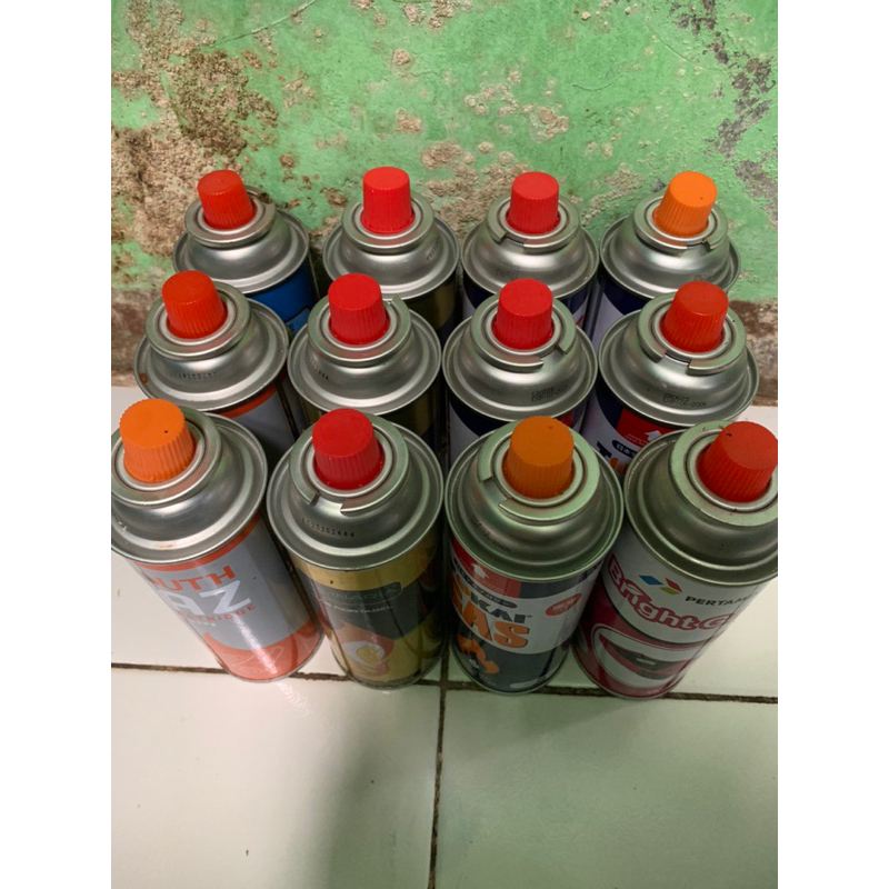 kaleng gas portable / tutup kaleng gas portable