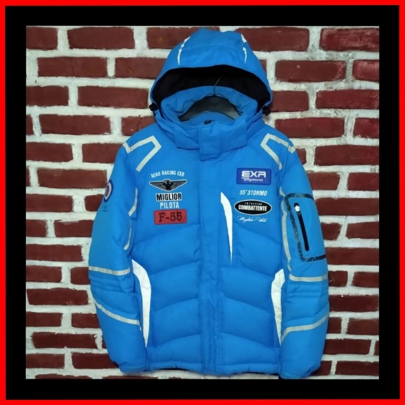 EXR PROGRRESIVE RACING JACKET OUTDOOR  PUFFER DOWN