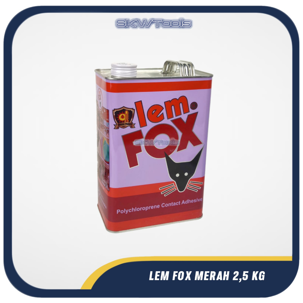 

Lem Fox Lem Kuning Kaleng 2,5 kg Lem Serbaguna