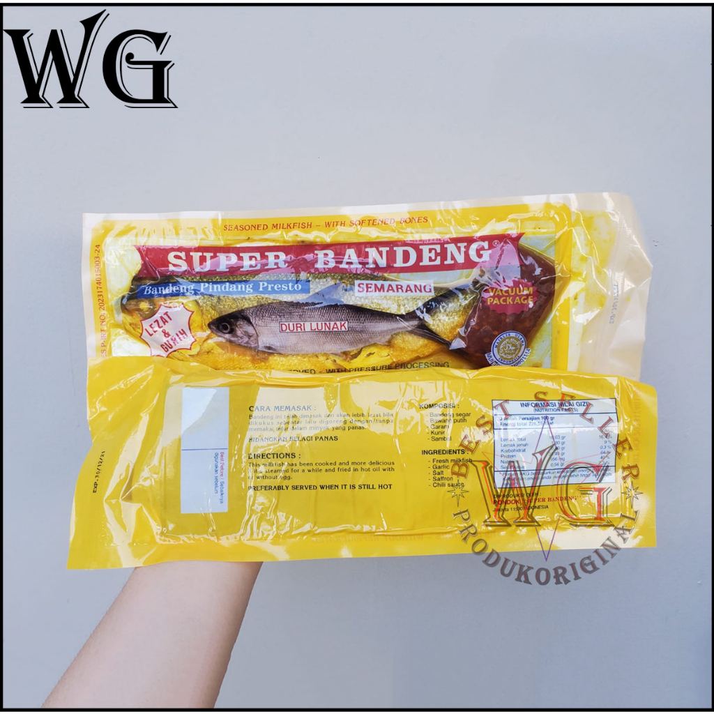 

Super Bandeng Presto Khas Semarang / Ikan Bandeng Duri Lunak HALAL BUNDLE