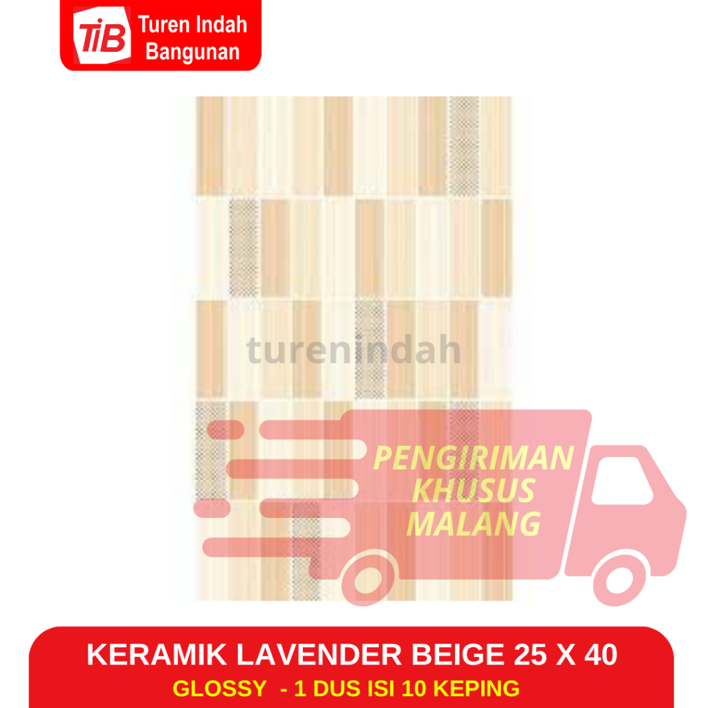 KERAMIK LAVENDER BEIGE 25X40 - KERAMIK DINDING - KERAMIK KAMAR MANDI - KERAMIK DAPUR - KERAMIK 25X40