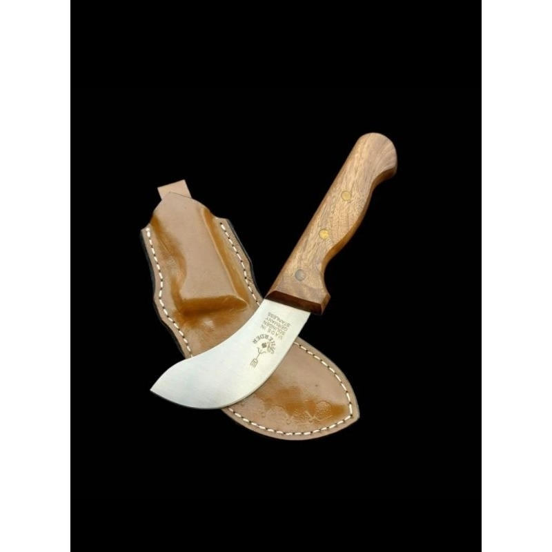 Pisau Skinner Seset Kulit Cap Garpu Original Herder Solingen Germany