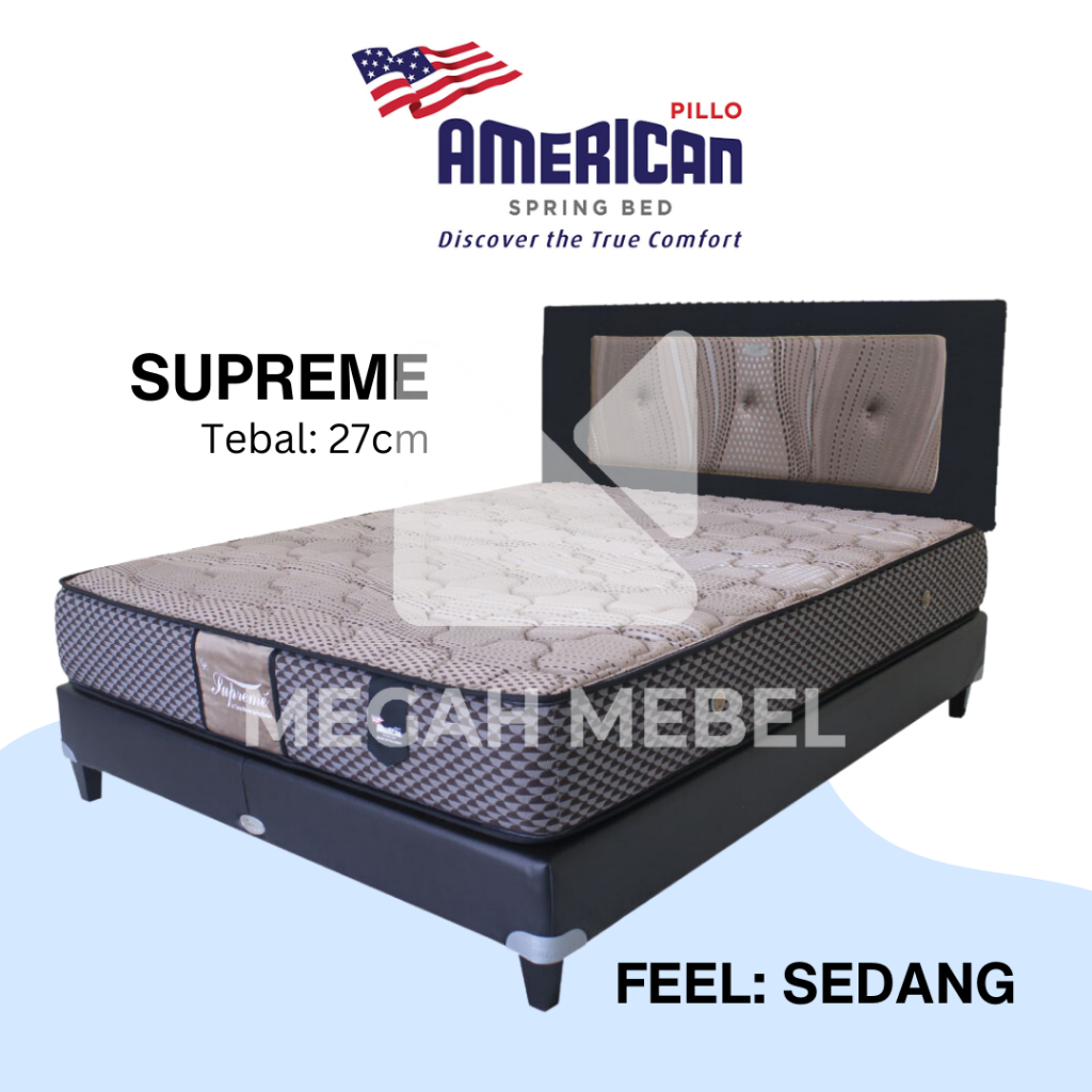 American Pillo Spring Bed Tipe Supreme