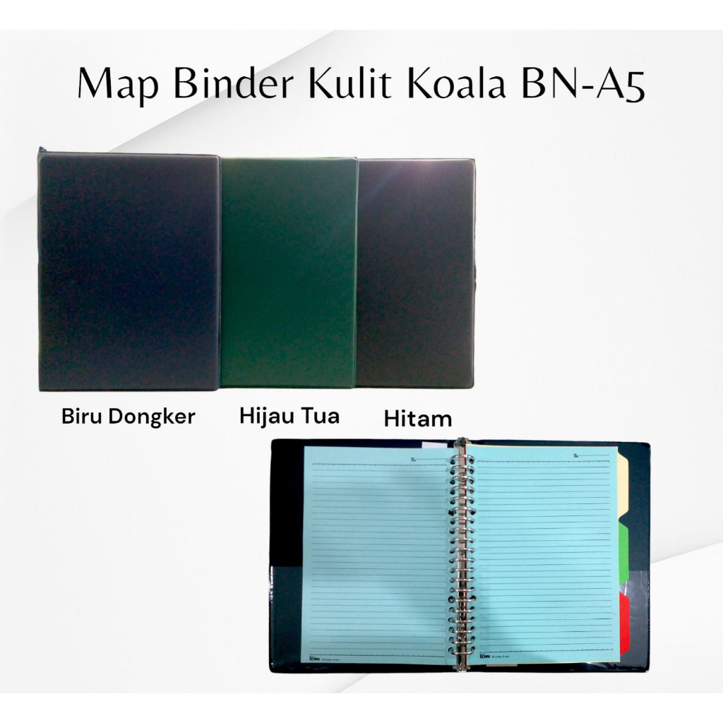 

Map Binder Kulit Koala Polos