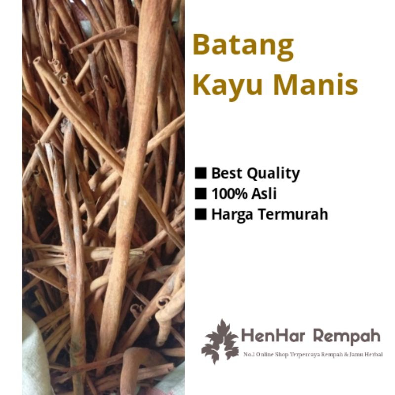 

Batang Kayu manis / Cinnamon Stick 250 gram