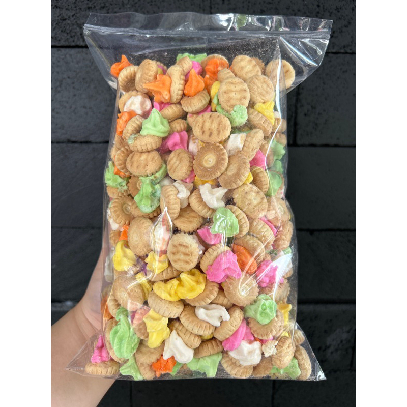 

biskuit gem rose 500gr snack curah murah