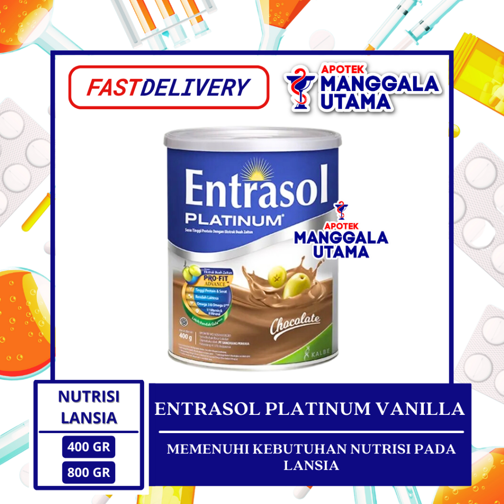 

ENTRASOL PLATINUM NUTRISI LANSIA RASA VANILLA