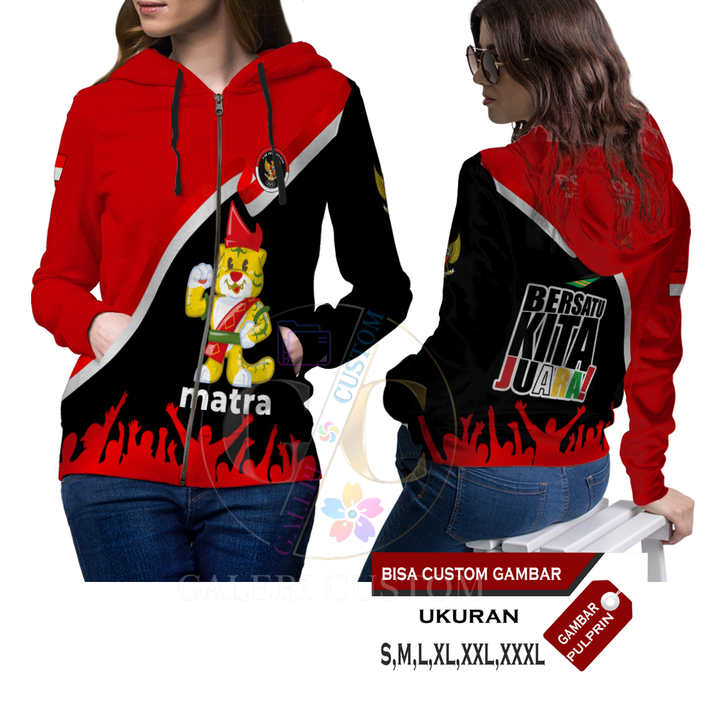 Jual Jaket Hoodie Sweater Unisex PON XXI ACEH-SUMUT 2024