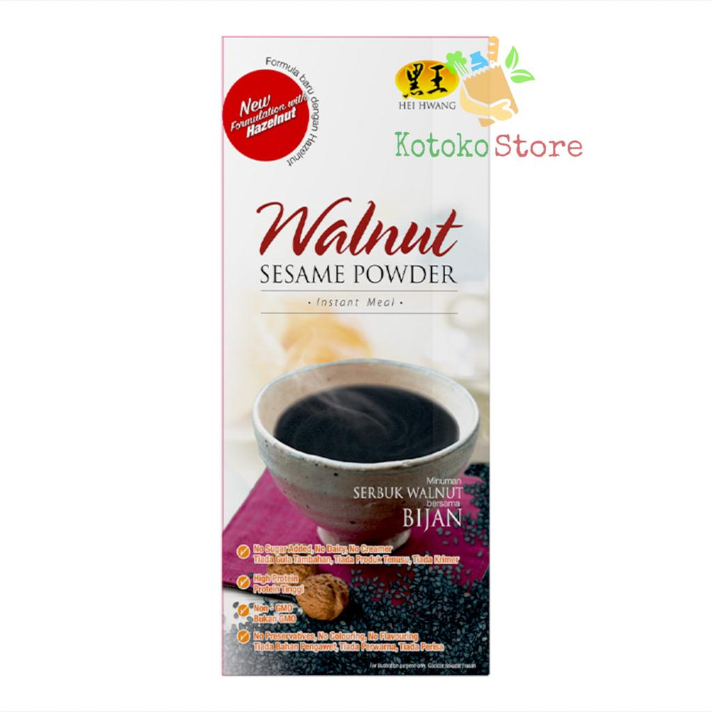 

Hei Hwang Walnut Sesame Powder/ Minuman Serbuk Walnut Wijen 450g