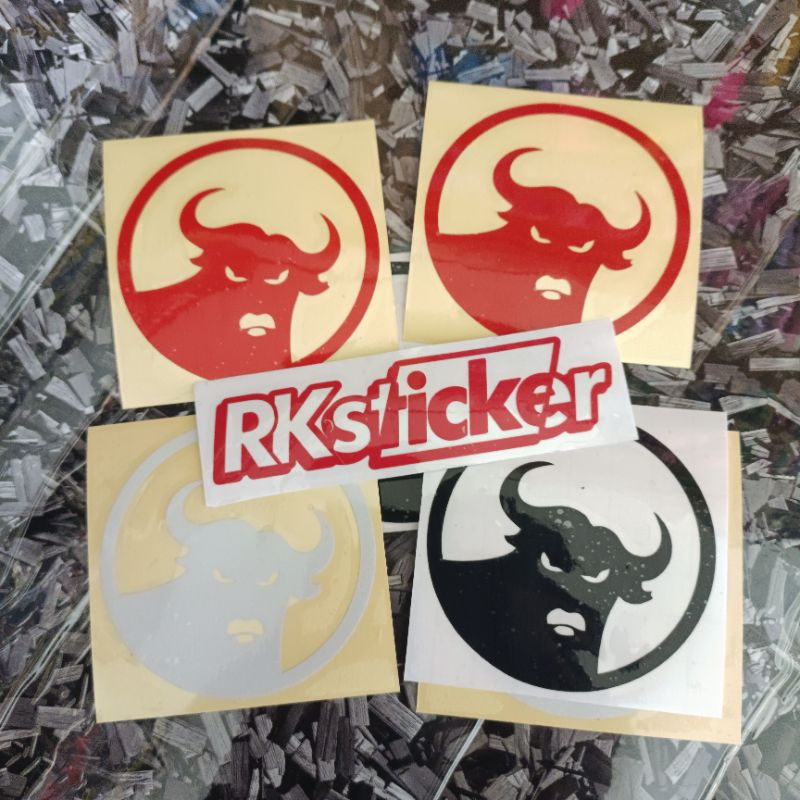 Sticker Cutting PDIP Banteng Merah Stiker PDIP Untuk motor mobil
