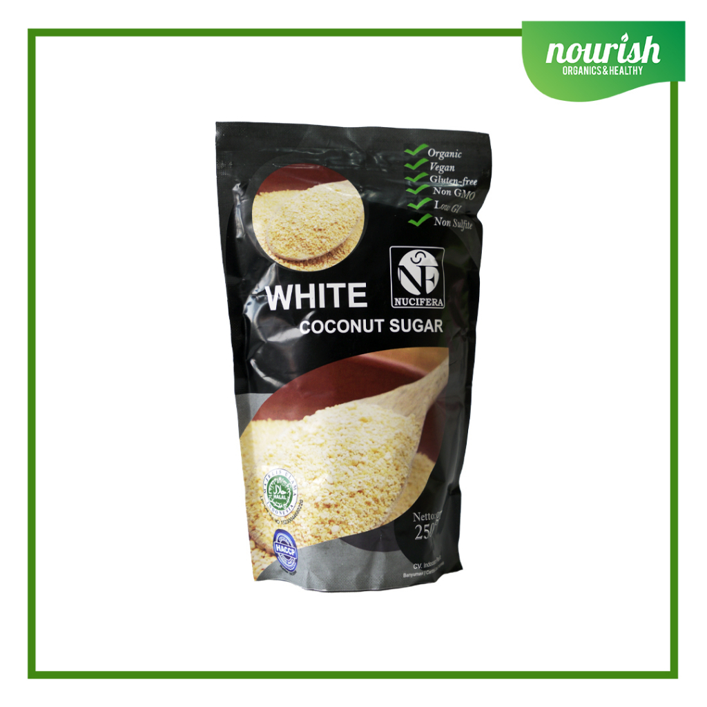 

Nucifera, Organic White Coconut Sugar 250gr-Jkut