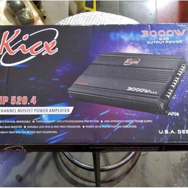 KICX power 4 channel