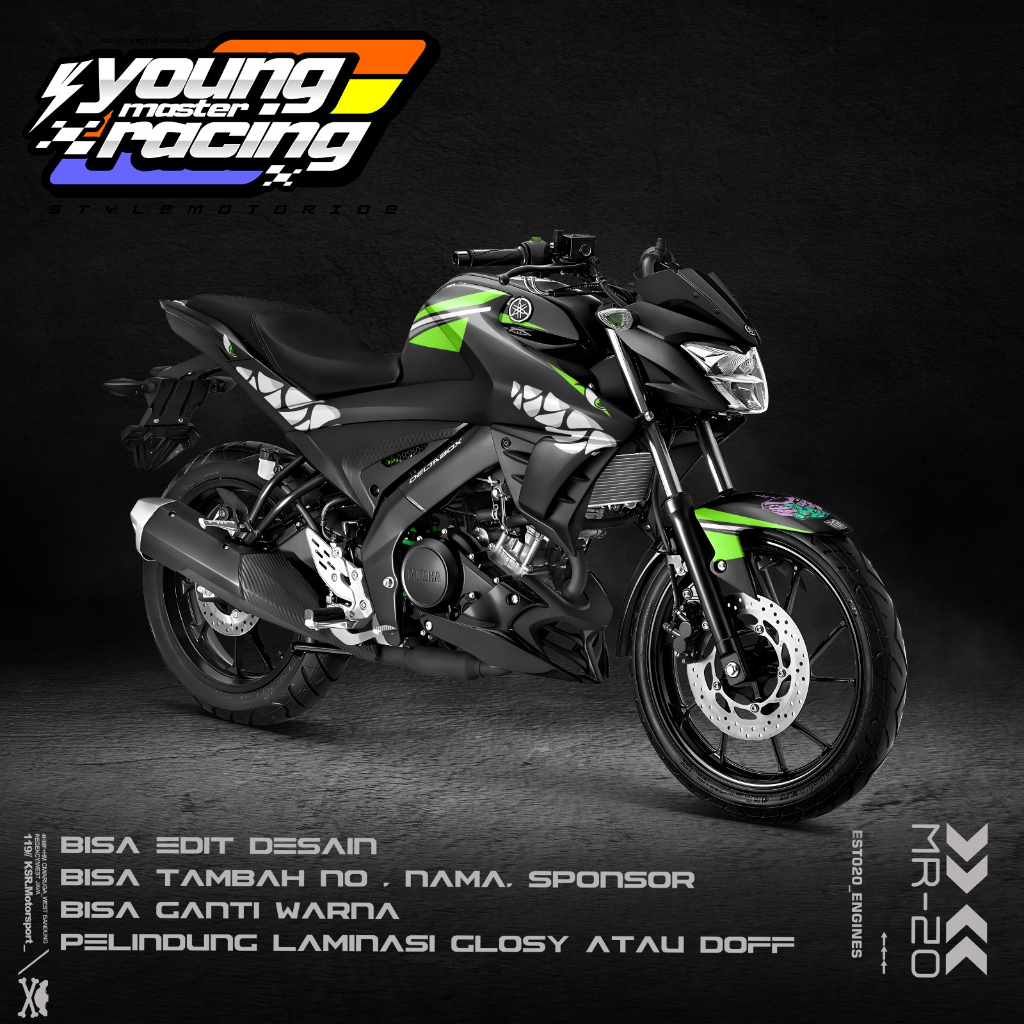 Decal Terbaru - Stiker Decal Motor New Vixion R 150 - 2017 - 2021