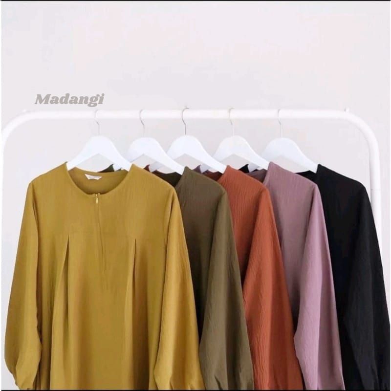 DRESS GAMIS BAHAN CRINKLE  AIRFLOW PREMIUM  Jumbo | gamis terbaru |