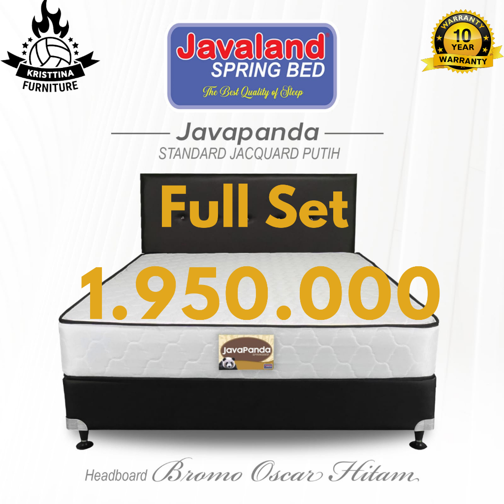 KASUR SPRINGBED 160X200 FULL SET JAVA PANDA