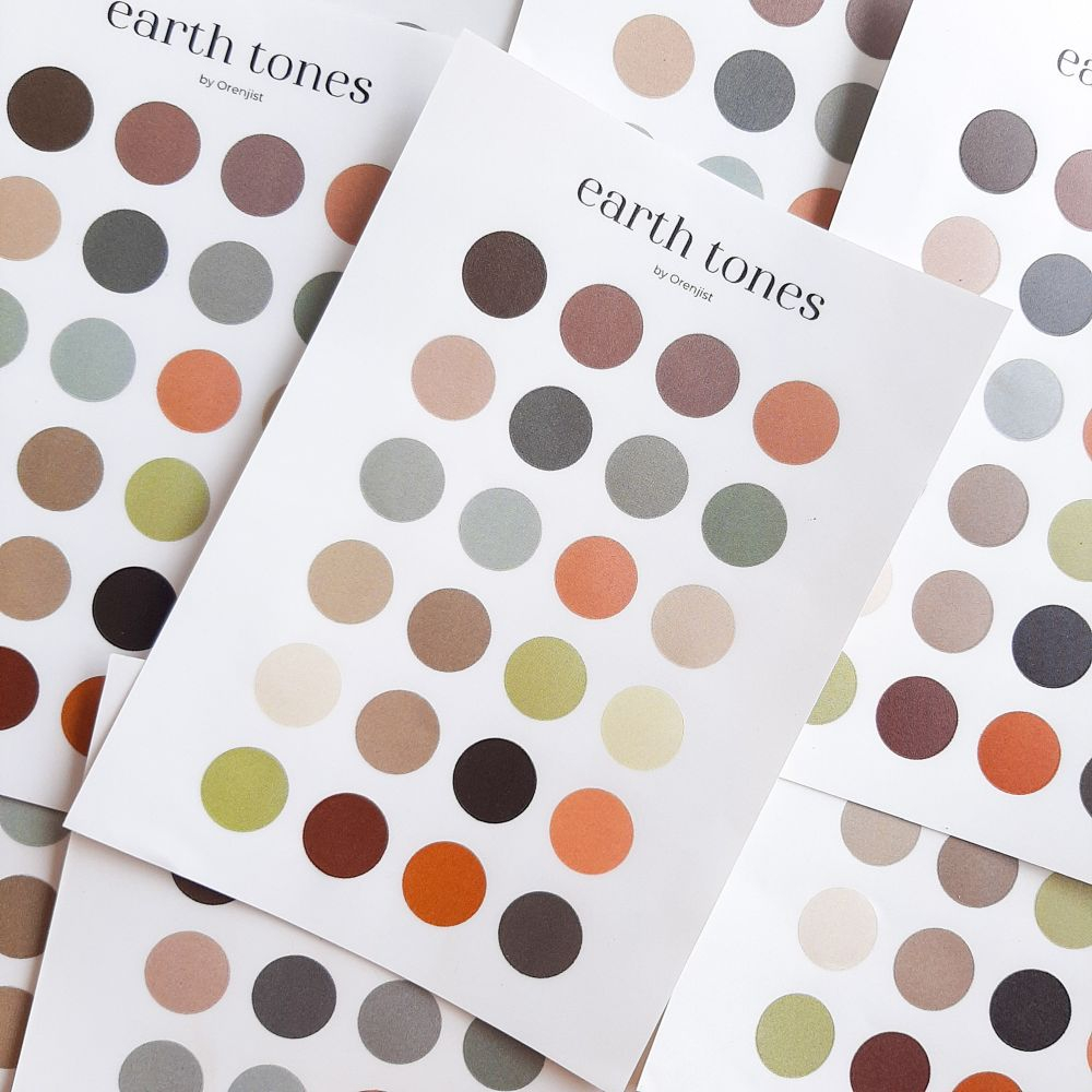 

ORENJIST Dots Sticker Sheet / Stiker Kiss Cut