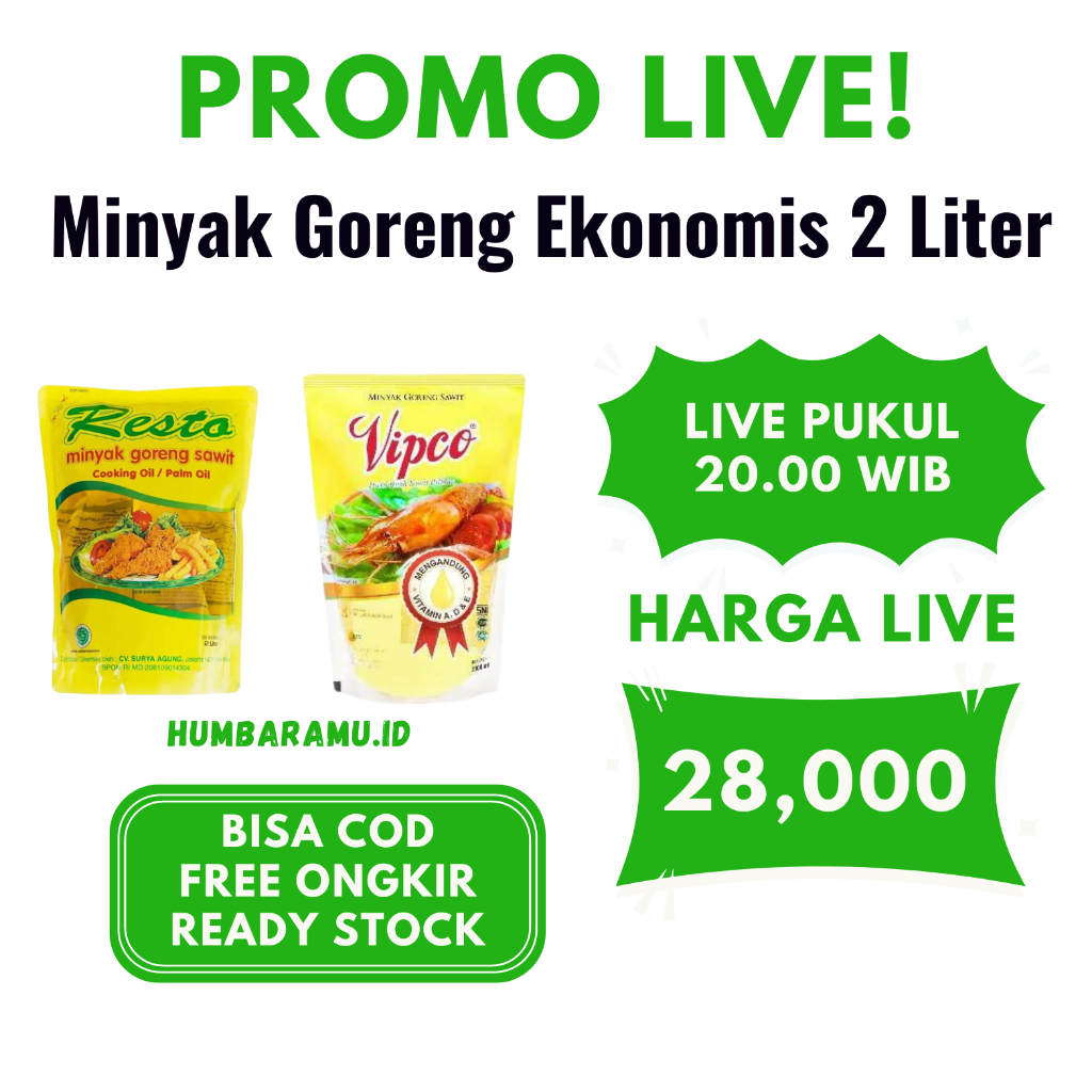 

Minyak Goreng Ekonomis 2 Liter