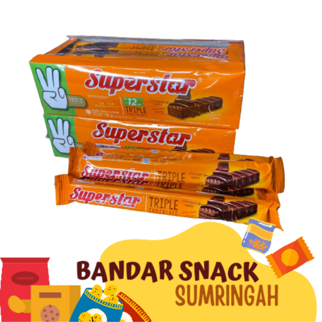 

WAFER SUPERSTARCOKELAT 16GRAM X[12PCS/BKS]