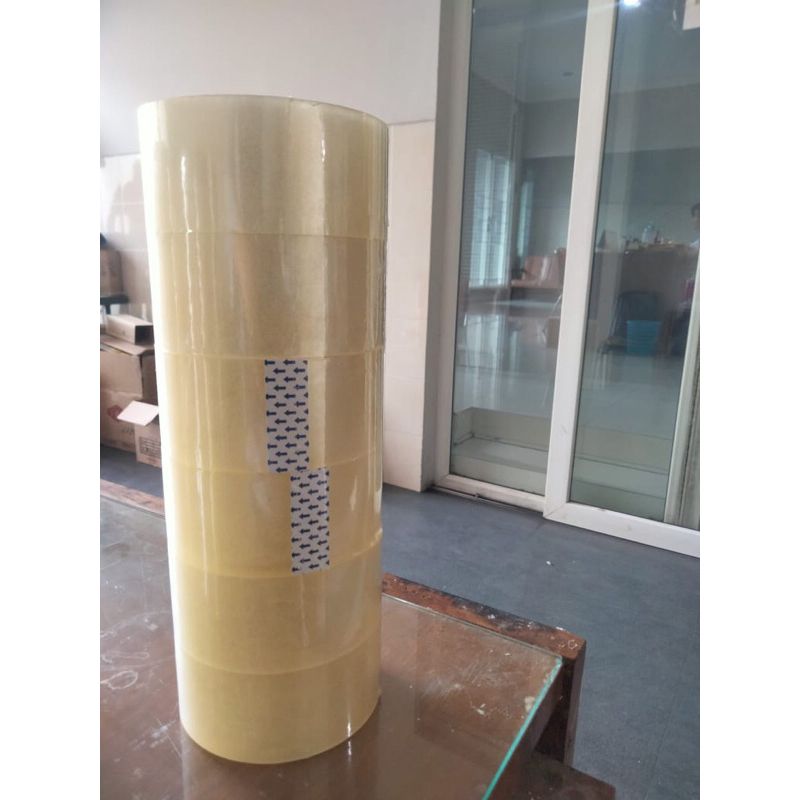 

lakban bening cokelat opp star tape 48mm x 90yd murah