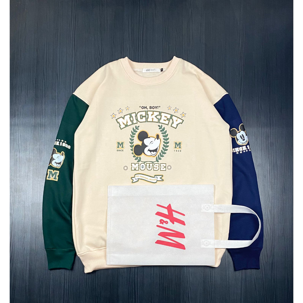 crewneck oversize micky mouse freebag