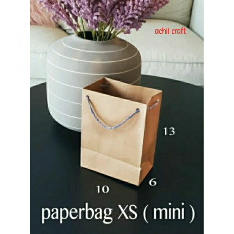 

paperbag polos paper bag Kraft polos UK 10x6x13
