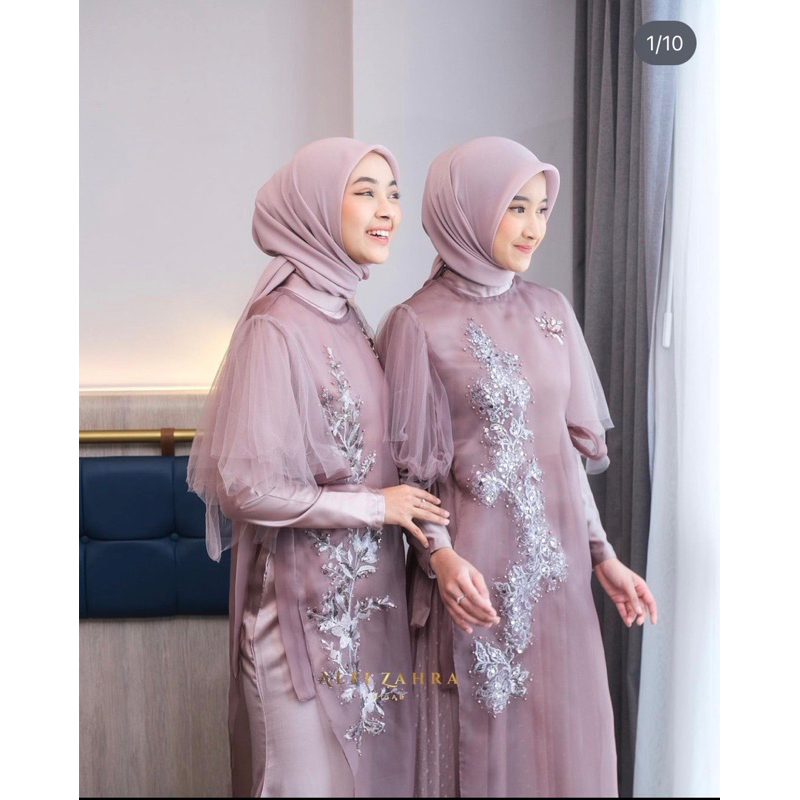 READY STOCK -  Zalika Outer Embroidery by Alfizahrahijab