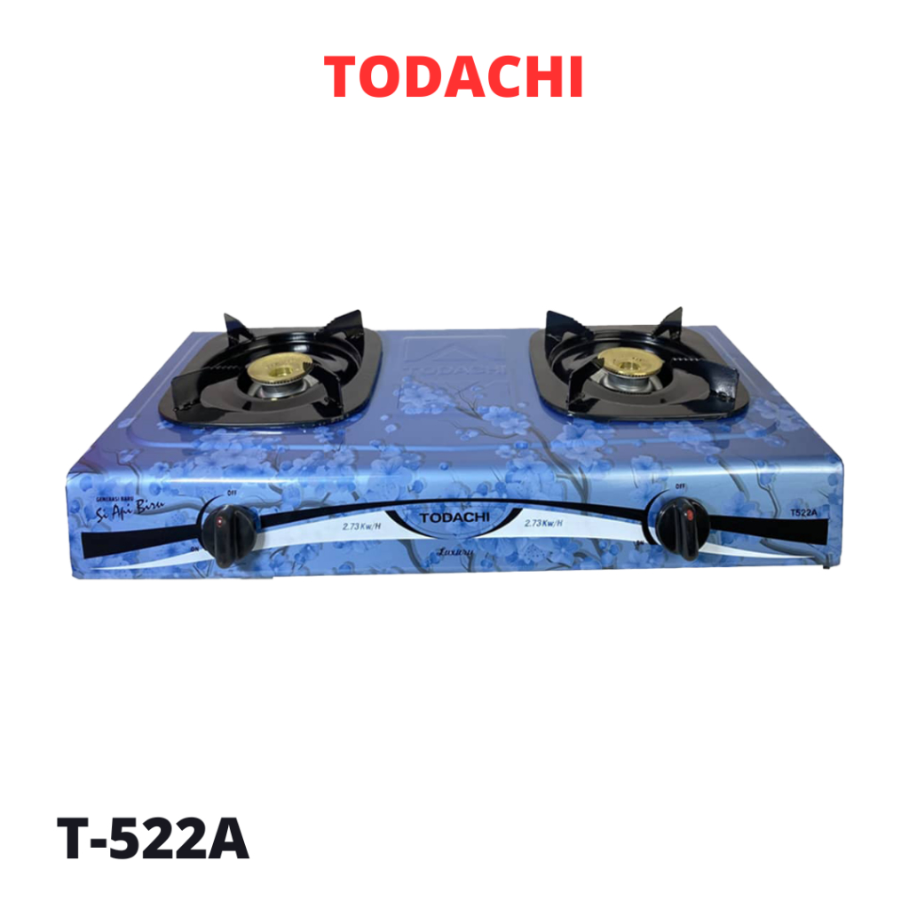 Kompor Gas Todachi 2 Tungku T-522 Elegan