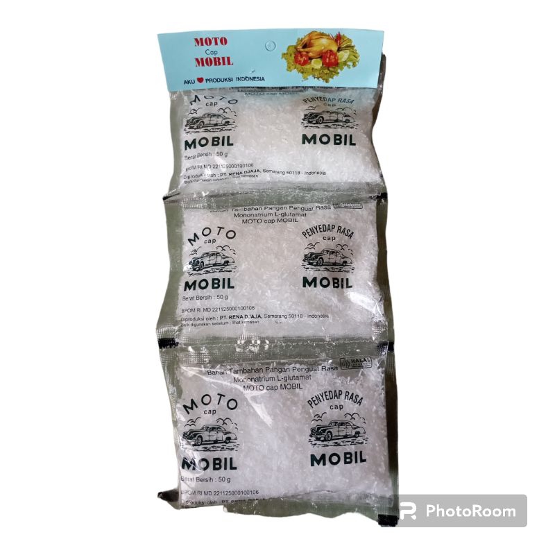 

MOTO cap Mobil 50gr penyedap rasa capMobil isi 6 pcs