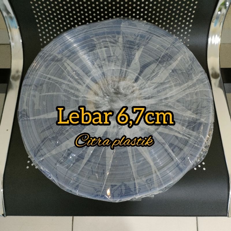 

plastik Shrink lebar 6,7cm roll besar