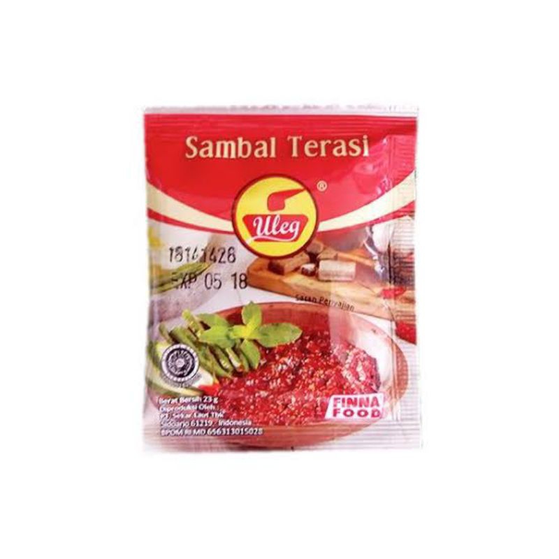 

(10 Sachet) Sambal Uleg Finna 18gram All Varian Terasi Rawit Rendang Sambal Ijo