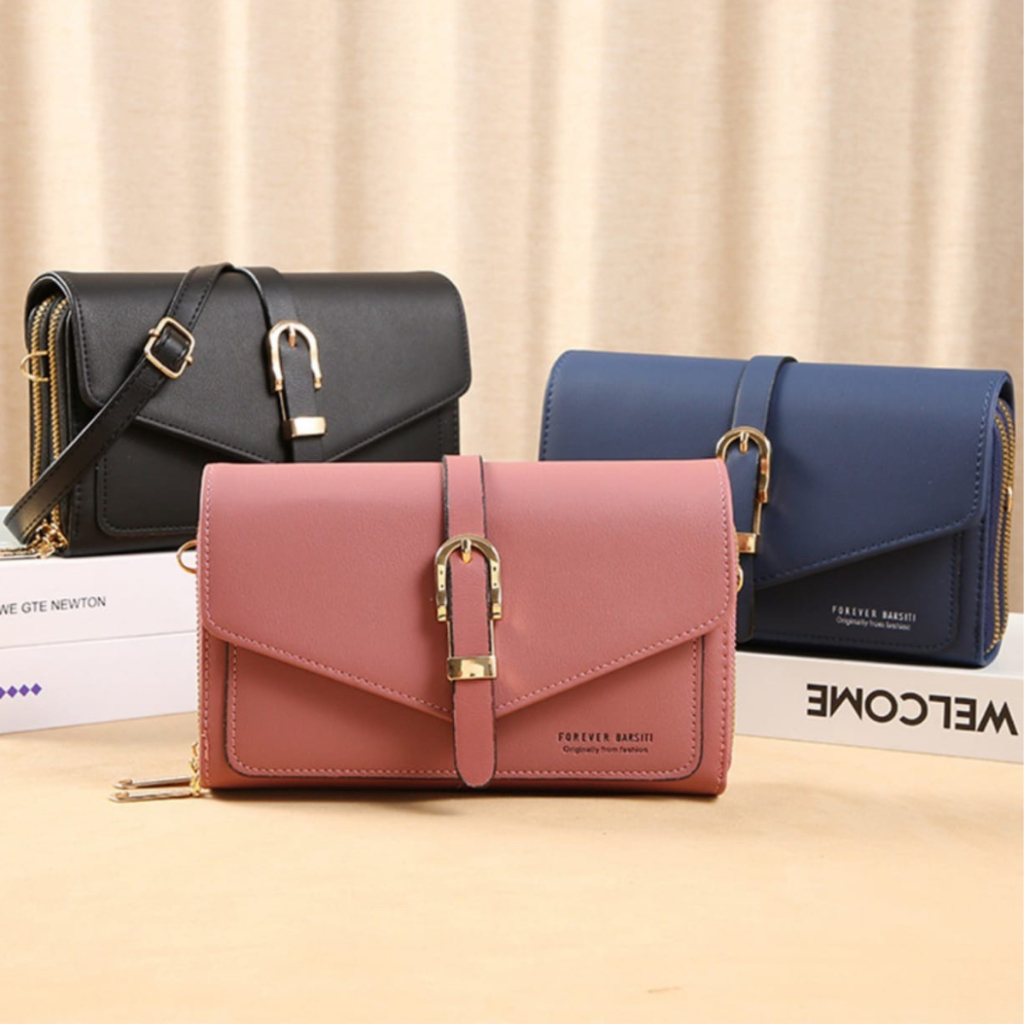 PROMO BARU 9.9 - SERENITY TAS SELEMPANG WANITA / POUCH DAN DOMPET HP ORIGINAL FOREVER BETTER / TAS H