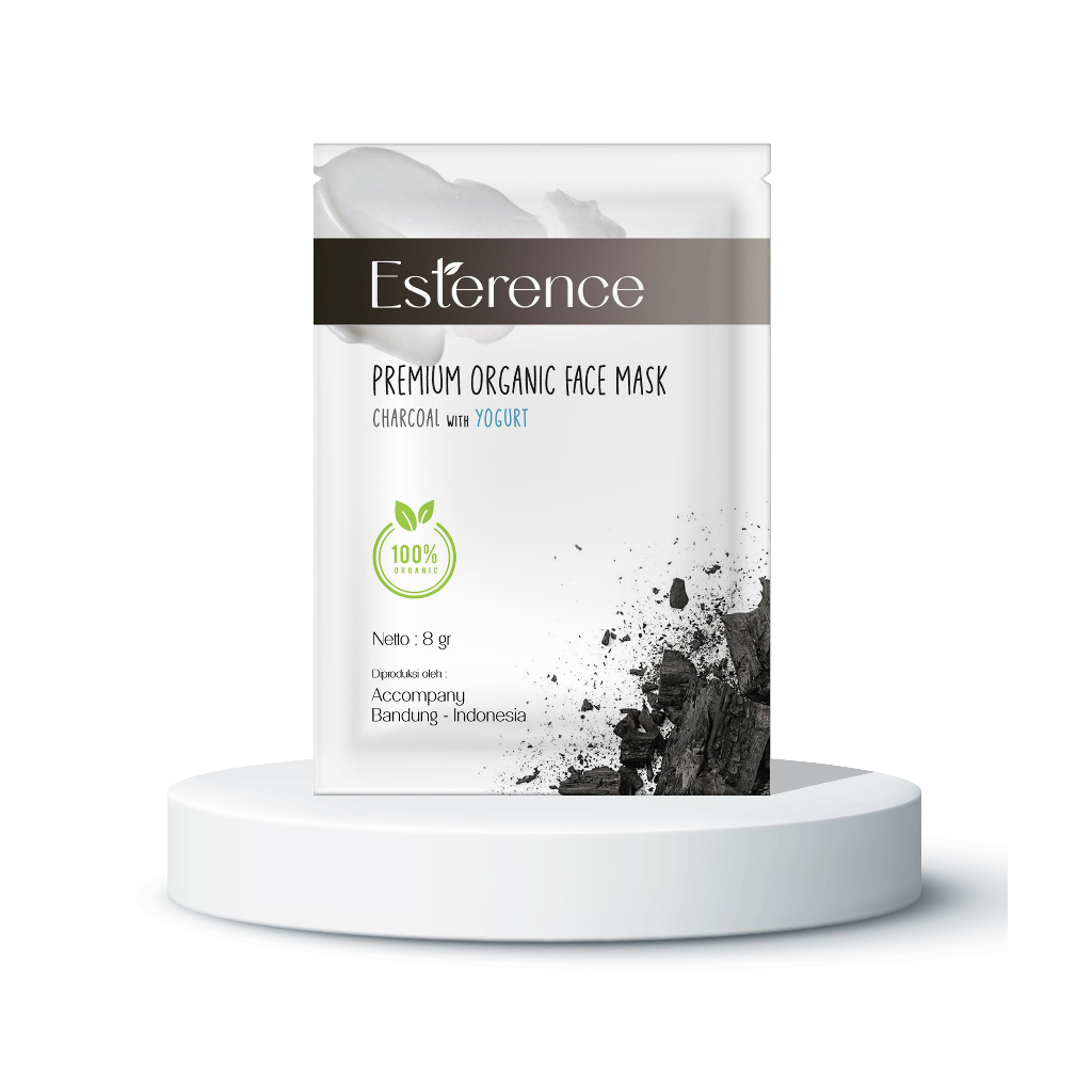 PREMIUM Organic face mask Charcoal with Yogurt