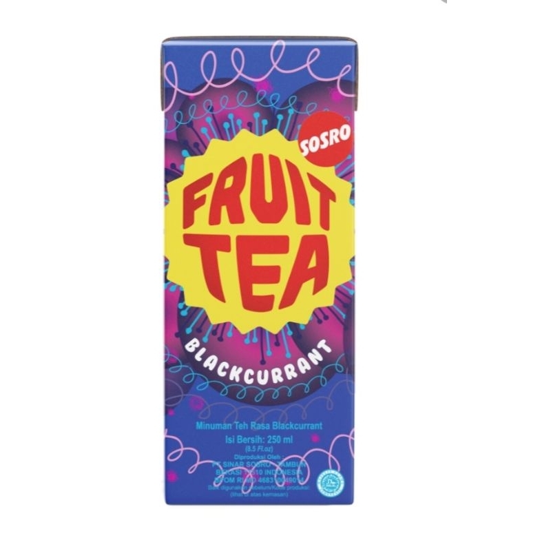 fruit tea minuman teh blackcurrant 250ml