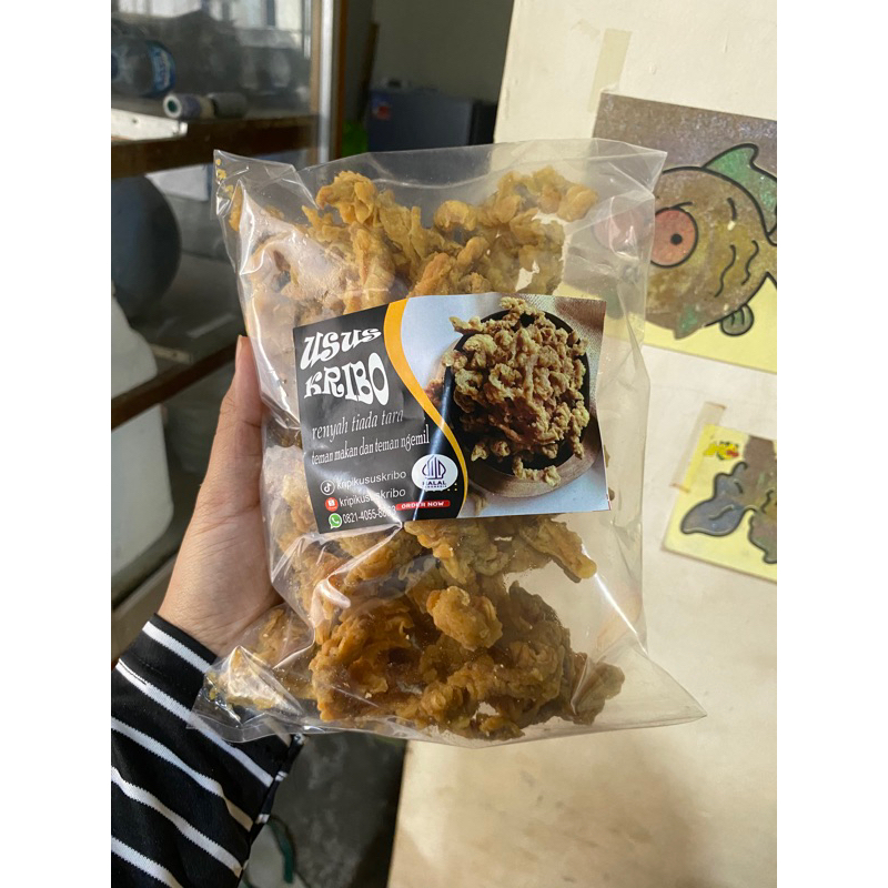 

kripik usus kribo 500gr