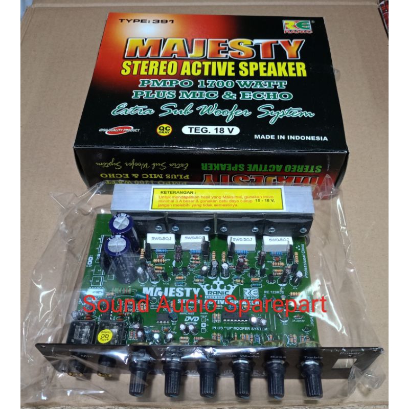 Kit Aktif Speaker Mic Echo Subwoofer TR SANKEN 2sa1216/2sc2922 MAJESTY