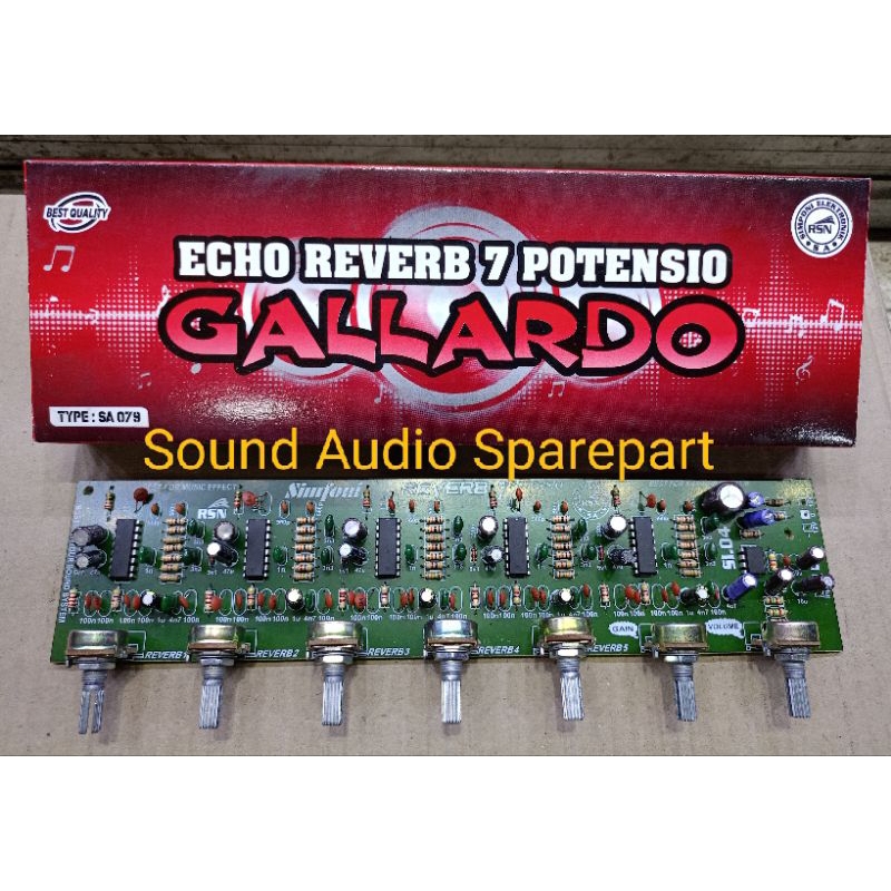 Kit Echo Reverb 7 Potensio