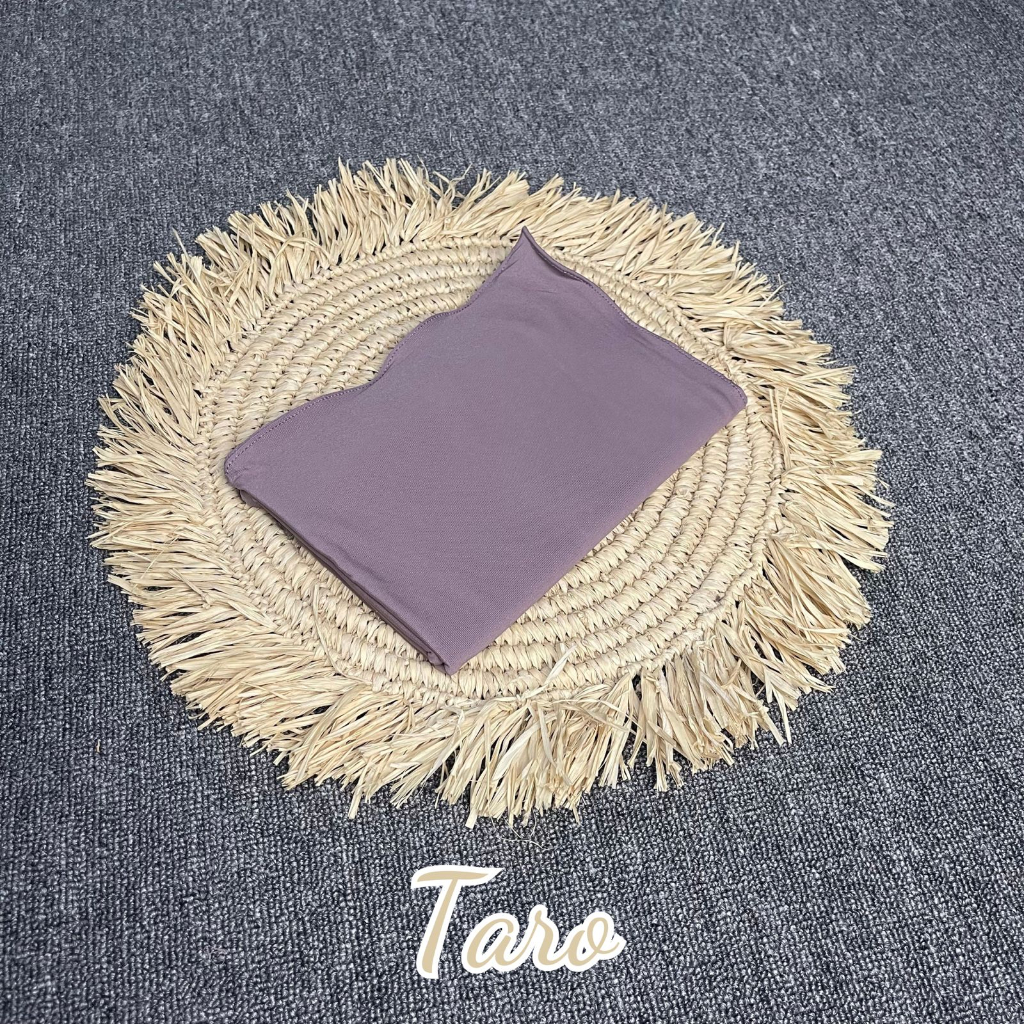 Pashmina Kaos Jersey II Hijab Jersey II Pashmina Mleyot Flowly-TARO