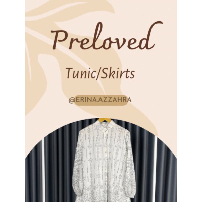 [PRELOVED] Tunic |Skirts | Preloved erina.azzahra