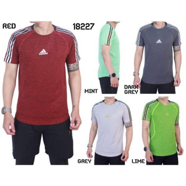 Jual KAOS OLAHRAGA RUNNING IMPORT PRIA GRADE ORI DRY FIT - MAROON M Limited