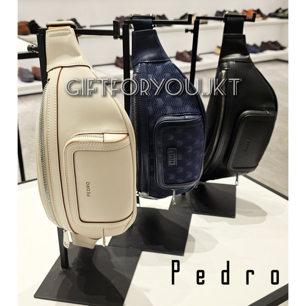 Tas Pedro Fred Sling Pouch Original Man Waist Sling Belt Bag Tas Pinggang Pria Cowok Laki Laki