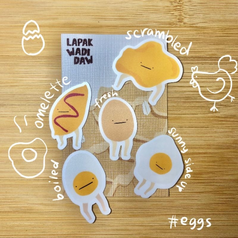 

Sticker Vinyl Lapak Wadidaw - Telor Telur